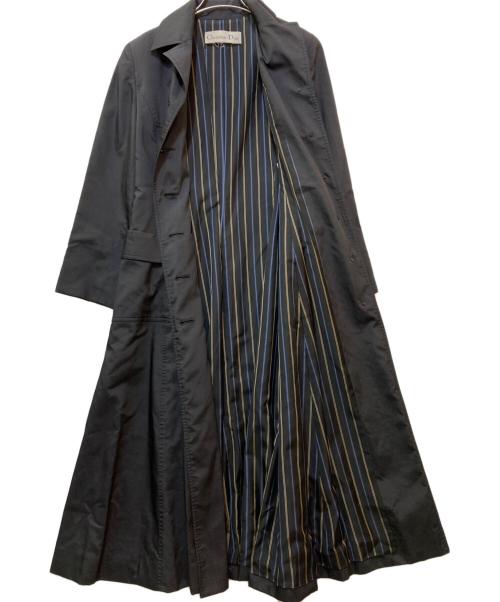 Christian Dior（クリスチャン ディオール）Christian Dior (クリスチャン ディオール) シルク混ナイロンコート ブラック サイズ:-の古着・服飾アイテム