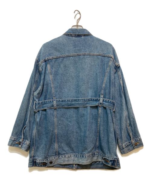 LEVI'S PReMIUM（リーバイス プレミアム）LEVI'S PReMIUM (リーバイスプレミアム) ベルテッドロングデニムジャケット インディゴ サイズ:Sの古着・服飾アイテム