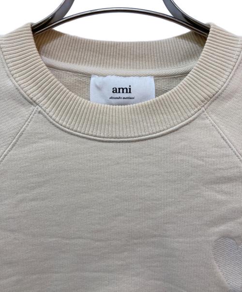 ami（アミ）ami (アミ) ロゴスウェット　USW002.747 アイボリー サイズ:Sの古着・服飾アイテム