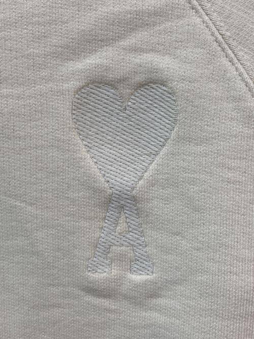 ami（アミ）ami (アミ) ロゴスウェット　USW002.747 アイボリー サイズ:Sの古着・服飾アイテム