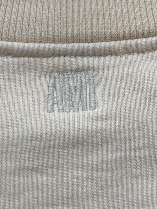 ami（アミ）ami (アミ) ロゴスウェット　USW002.747 アイボリー サイズ:Sの古着・服飾アイテム