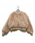 NIKE（ナイキ）の古着「Reversible Faux Fur Bomber Jacket　FB8693-838」｜ピンク