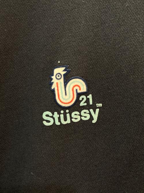 stussy（ステューシー）stussy (ステューシー) ジップパーカー　28629 ブラック サイズ:Mの古着・服飾アイテム