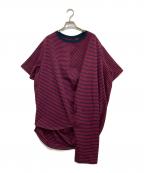 ANREALAGEアンリアレイジ）の古着「BALL BORDER JERSEY TOP」｜レッド