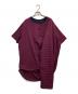 ANREALAGE（アンリアレイジ）の古着「BALL BORDER JERSEY TOP」｜レッド