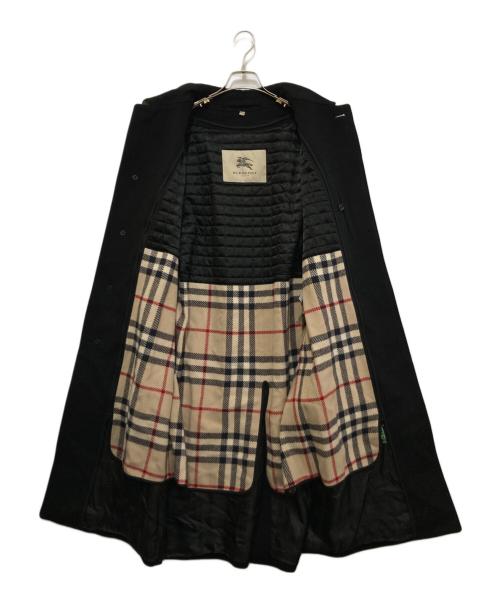 BURBERRY LONDON（バーバリーロンドン）BURBERRY LONDON (バーバリーロンドン) ライナー付ノバチェックラムウールステンカラーコート ブラック サイズ:50の古着・服飾アイテム