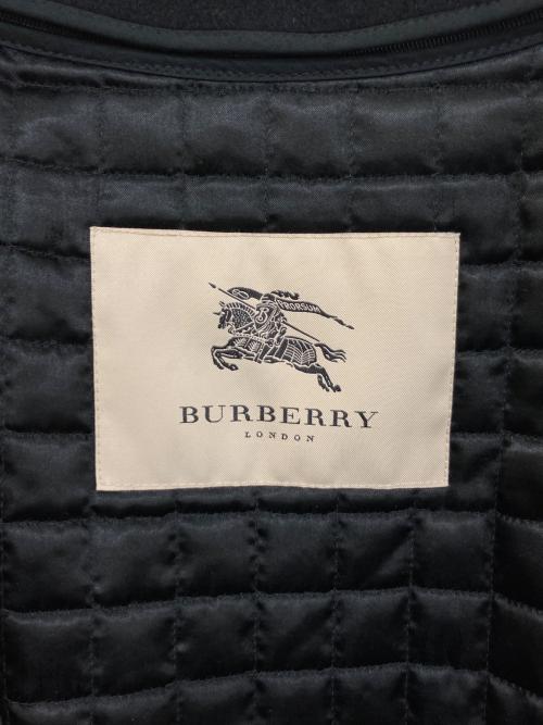 BURBERRY LONDON（バーバリーロンドン）BURBERRY LONDON (バーバリーロンドン) ライナー付ノバチェックラムウールステンカラーコート ブラック サイズ:50の古着・服飾アイテム