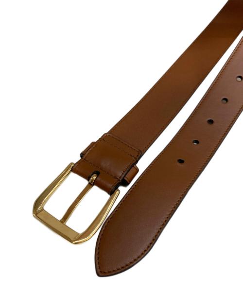 GUCCI（グッチ）GUCCI (グッチ) インターロッキングGレザーベルト ブラウン サイズ:-の古着・服飾アイテム
