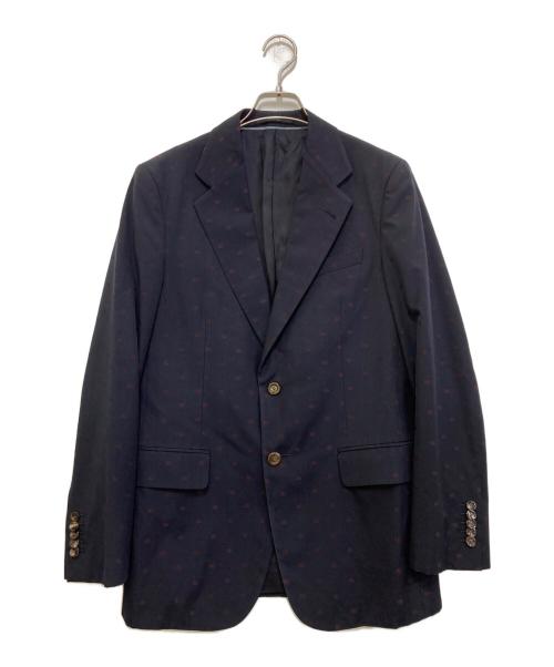 GUCCI（グッチ）GUCCI (グッチ) ウール セットアップ　673187 ネイビー サイズ:46の古着・服飾アイテム