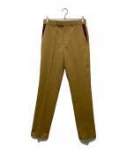 GUCCIグッチ）の古着「ウェブ ストライプ コットン アンクルパンツ」｜ベージュ