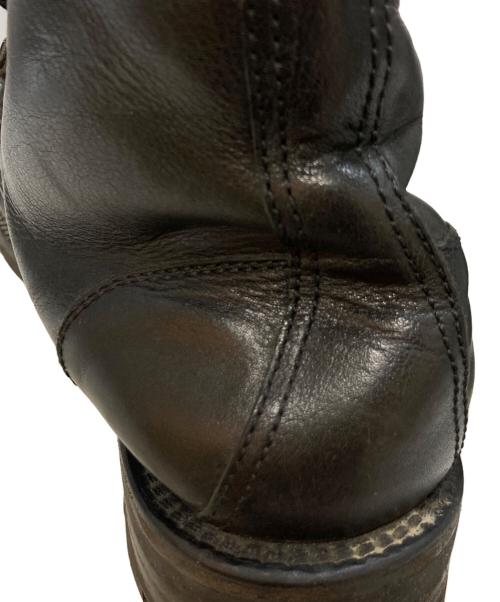 DSQUARED2（ディースクエアード）DSQUARED2 (ディースクエアード) レザーブーツ ブラック サイズ:40の古着・服飾アイテム