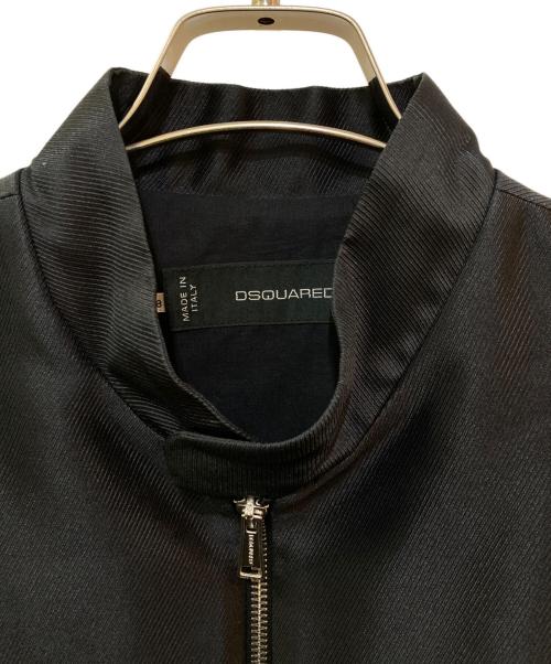 DSQUARED2（ディースクエアード）DSQUARED2 (ディースクエアード) ジップアップブルゾン ブラック サイズ:48の古着・服飾アイテム