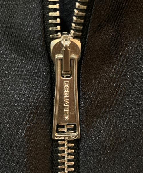 DSQUARED2（ディースクエアード）DSQUARED2 (ディースクエアード) ジップアップブルゾン ブラック サイズ:48の古着・服飾アイテム