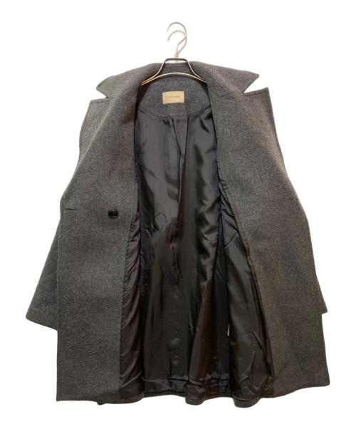 Curensology（カレンソロジー）Curensology (カレンソロジー) コクーンチェスターコート グレー サイズ:FREEの古着・服飾アイテム
