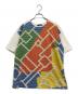 ISSEY MIYAKE MEN（イッセイミヤケメン）の古着「エンボスプリーツボーダーTシャツ　ME83JK143」｜マルチカラー