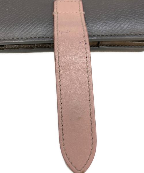 CELINE（セリーヌ）CELINE (セリーヌ) Medium Strap Wallet グレーの古着・服飾アイテム