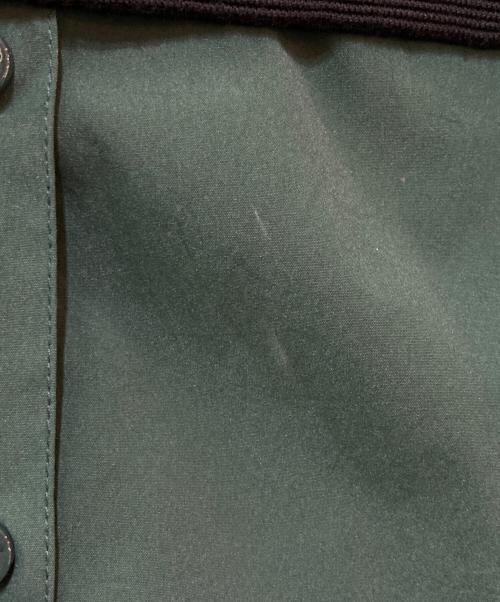 UN3D.（アンスリード）UN3D. (アンスリード) ベストレイヤードバンドカラーシャツ グリーン サイズ:36の古着・服飾アイテム