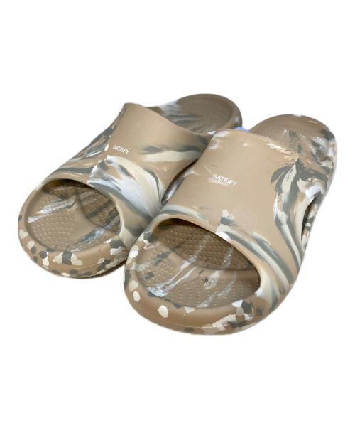 crocs（クロックス）crocs (クロックス) SATISFY (サティスファイ) メロウスライド ベージュ サイズ:9の古着・服飾アイテム