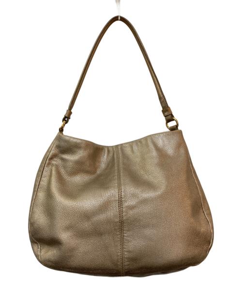 Ferragamo（フェラガモ）Ferragamo (フェラガモ) ヴァラリボントートバッグ ベージュの古着・服飾アイテム