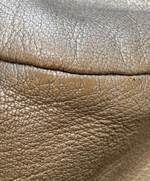 Ferragamo（フェラガモ）Ferragamo (フェラガモ) ヴァラリボントートバッグ ベージュの古着・服飾アイテム