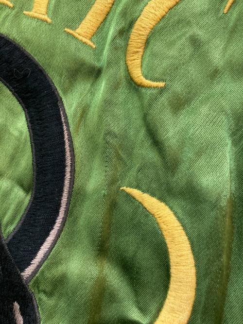 Hysteric Glamour（ヒステリックグラマー）Hysteric Glamour (ヒステリックグラマー) BLACK PANTHER刺繍 スーベニアシャツ　02241AH14 グリーン サイズ:Lの古着・服飾アイテム