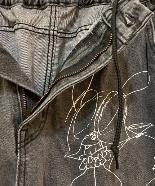 X-LARGE（エクストララージ）X-LARGE (エクストララージ) SKOLOCT (スコロクト) EASY DENIM PANTS　101233031025 ブラック サイズ:Mの古着・服飾アイテム