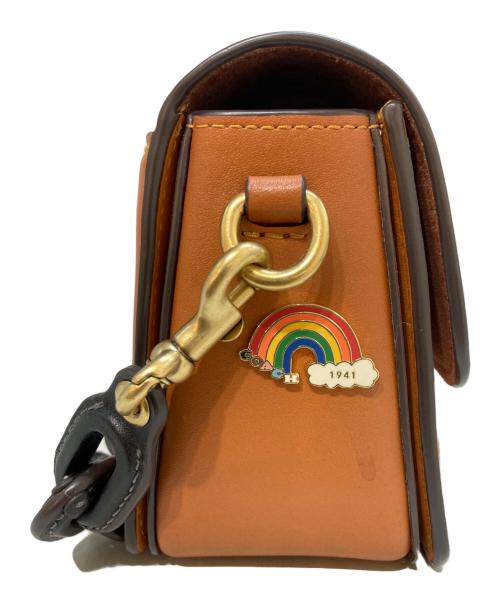 COACH（コーチ）COACH (コーチ) ストゥディオショルダーバッグ 19 ウィズパッチ ブラウンの古着・服飾アイテム