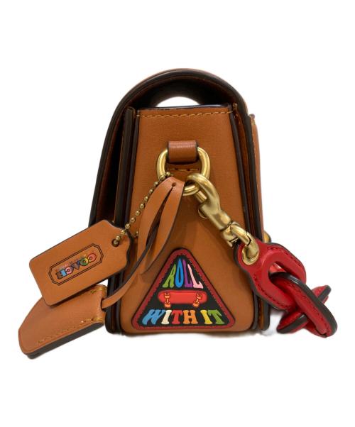 COACH（コーチ）COACH (コーチ) ストゥディオショルダーバッグ 19 ウィズパッチ ブラウンの古着・服飾アイテム