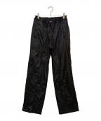 Onitsuka Tigerオニツカタイガー）の古着「イージーナイロンパンツ　2181A839」｜ブラック