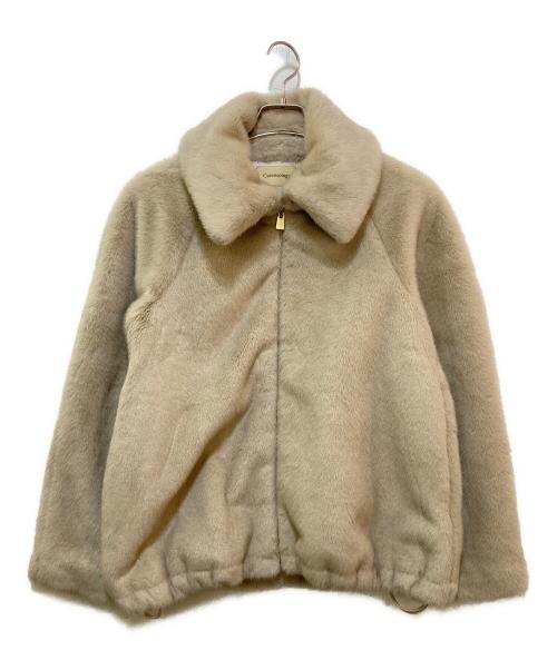 Curensology（カレンソロジー）Curensology (カレンソロジー) ミンクライクファーブルゾン　CL407142ER-00 ベージュ サイズ:Fの古着・服飾アイテム