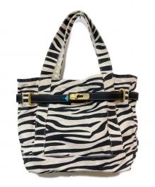 SITA PARANTICA（シータパランティカ）の古着「zebraトートバッグ」｜アイボリー