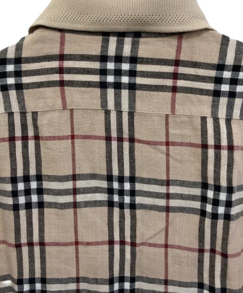 BURBERRY LONDON（バーバリーロンドン）BURBERRY LONDON (バーバリーロンドン) ノヴァチェックリネンシャツ ベージュ サイズ:Lの古着・服飾アイテム