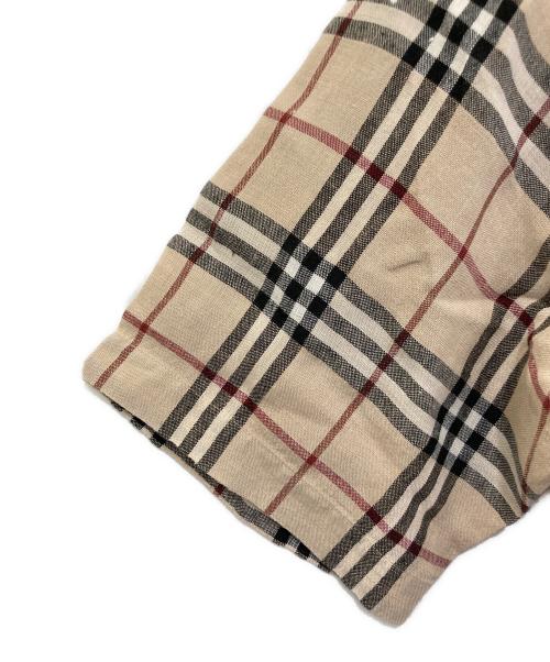 BURBERRY LONDON（バーバリーロンドン）BURBERRY LONDON (バーバリーロンドン) ノヴァチェックリネンシャツ ベージュ サイズ:Lの古着・服飾アイテム