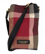 BLUE LABEL CRESTBRIDGEブルーレーベルクレストブリッジ）の古着「チェックモバイルポシェット」｜レッド