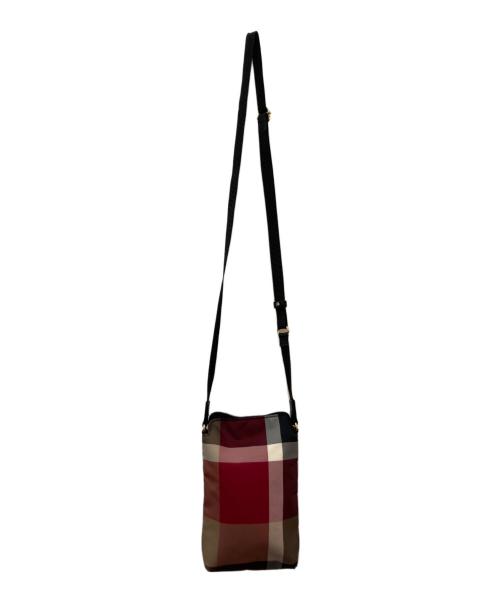 BLUE LABEL CRESTBRIDGE（ブルーレーベルクレストブリッジ）BLUE LABEL CRESTBRIDGE (ブルーレーベルクレストブリッジ) チェックモバイルポシェット レッドの古着・服飾アイテム