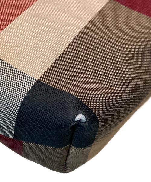 BLUE LABEL CRESTBRIDGE（ブルーレーベルクレストブリッジ）BLUE LABEL CRESTBRIDGE (ブルーレーベルクレストブリッジ) チェックモバイルポシェット レッドの古着・服飾アイテム