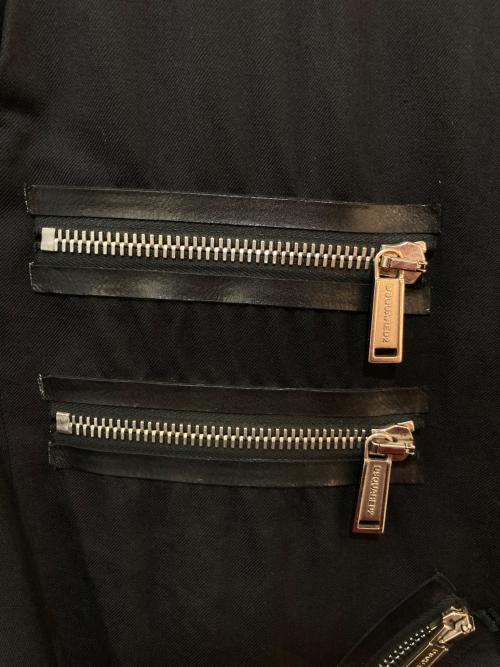 DSQUARED2（ディースクエアード）DSQUARED2 (ディースクエアード) マルチジップポケットパンツ ブラック サイズ:42の古着・服飾アイテム