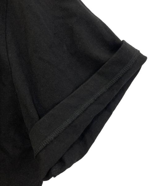 doublet（ダブレット）doublet (ダブレット) snow in paris t-shirt ブラック サイズ:Lの古着・服飾アイテム