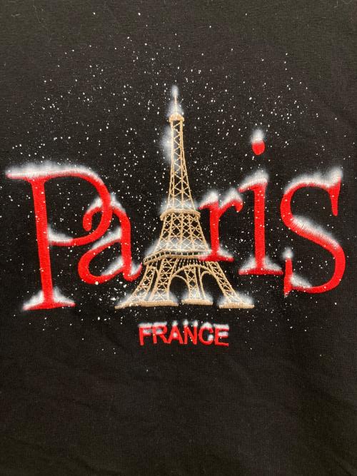 doublet（ダブレット）doublet (ダブレット) snow in paris t-shirt ブラック サイズ:Lの古着・服飾アイテム