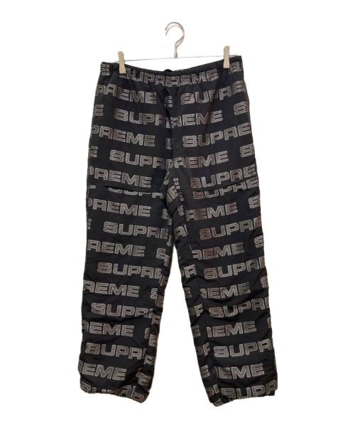 SUPREME（シュプリーム）SUPREME (シュプリーム) logo ripstop track pant ブラック サイズ:SMALLの古着・服飾アイテム