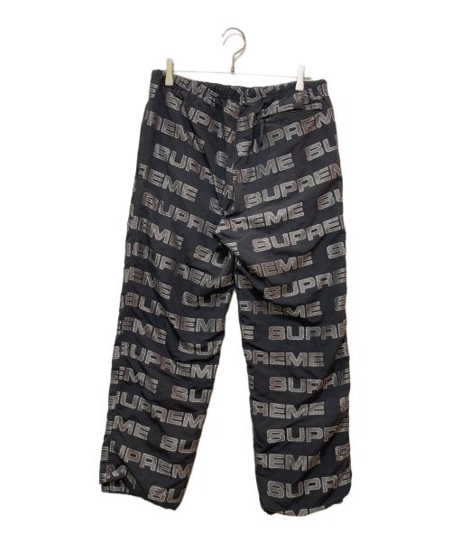 SUPREME（シュプリーム）SUPREME (シュプリーム) logo ripstop track pant ブラック サイズ:SMALLの古着・服飾アイテム