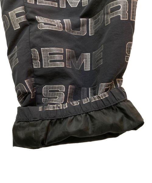 SUPREME（シュプリーム）SUPREME (シュプリーム) logo ripstop track pant ブラック サイズ:SMALLの古着・服飾アイテム
