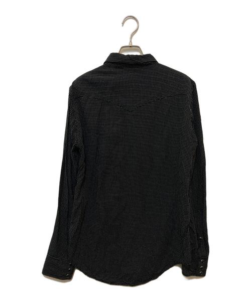 Saint Laurent Paris（サンローランパリ）Saint Laurent Paris (サンローランパリ) ウエスタン総柄シャツ ブラック サイズ:XSの古着・服飾アイテム