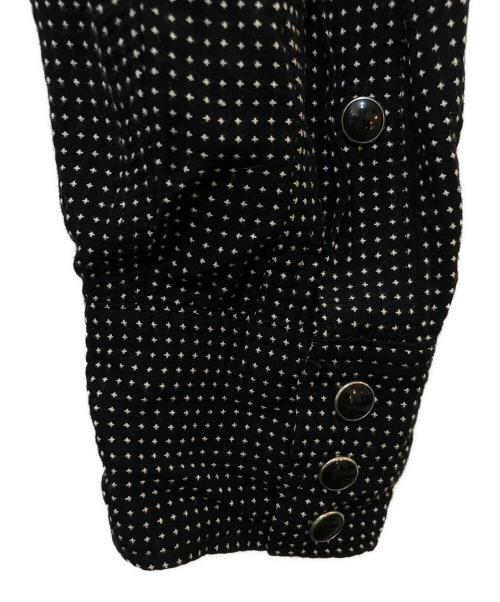 Saint Laurent Paris（サンローランパリ）Saint Laurent Paris (サンローランパリ) ウエスタン総柄シャツ ブラック サイズ:XSの古着・服飾アイテム