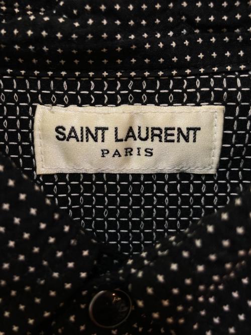 Saint Laurent Paris（サンローランパリ）Saint Laurent Paris (サンローランパリ) ウエスタン総柄シャツ ブラック サイズ:XSの古着・服飾アイテム