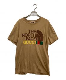 THE NORTH FACE×GUCCI（ザ ノース フェイス×グッチ）の古着「プリントTシャツ」｜ベージュ