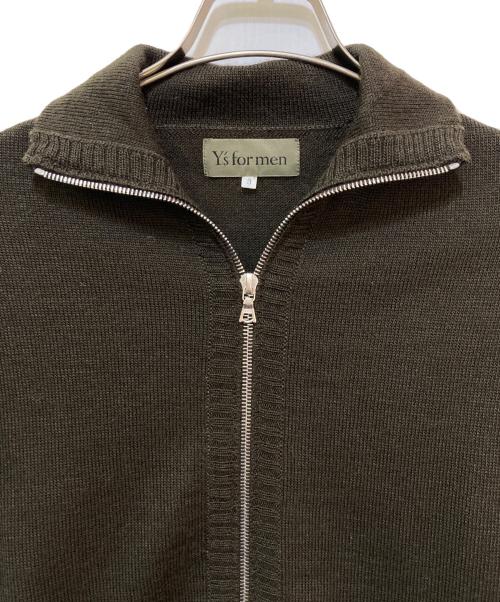 Y's for men（ワイズフォーメン）Y's for men (ワイズフォーメン) ドライバーズニット　MG-K11-132 オリーブ サイズ:3の古着・服飾アイテム