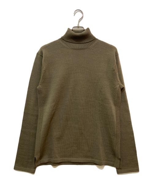 Y's for men（ワイズフォーメン）Y's for men (ワイズフォーメン) ウールタートルネックニット　MG-K10-132 カーキ サイズ:3の古着・服飾アイテム