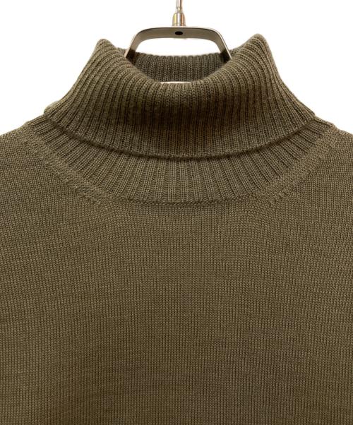 Y's for men（ワイズフォーメン）Y's for men (ワイズフォーメン) ウールタートルネックニット　MG-K10-132 カーキ サイズ:3の古着・服飾アイテム