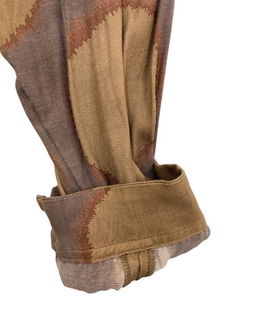 SASQUATCHfabrix.（サスクワッチファブリックス）SASQUATCHfabrix. (サスクワッチファブリックス) SUN DOTS OPEN COLLAR L/S SHIRT ベージュ サイズ:Lの古着・服飾アイテム